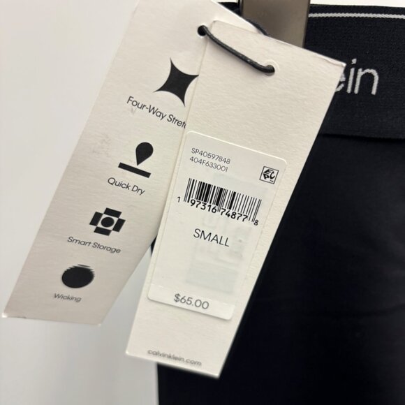 Calvin Klein Modern Sport High Rise Logo Waistband 7/8 Leggings - Picture 5 of 5